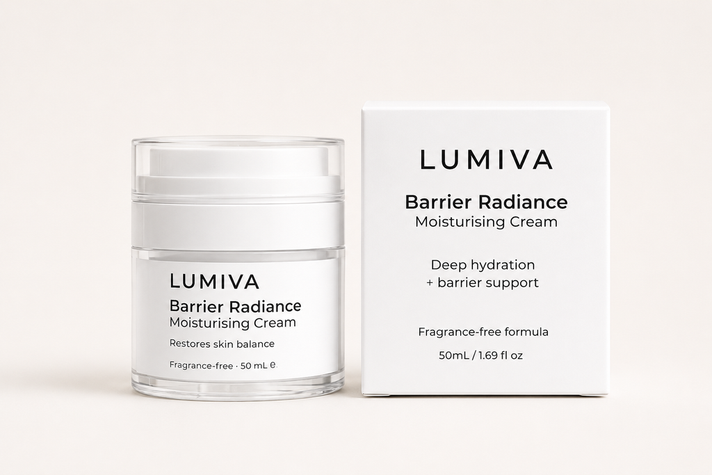 Ceramide barrier support moisturising cream by Lumiva