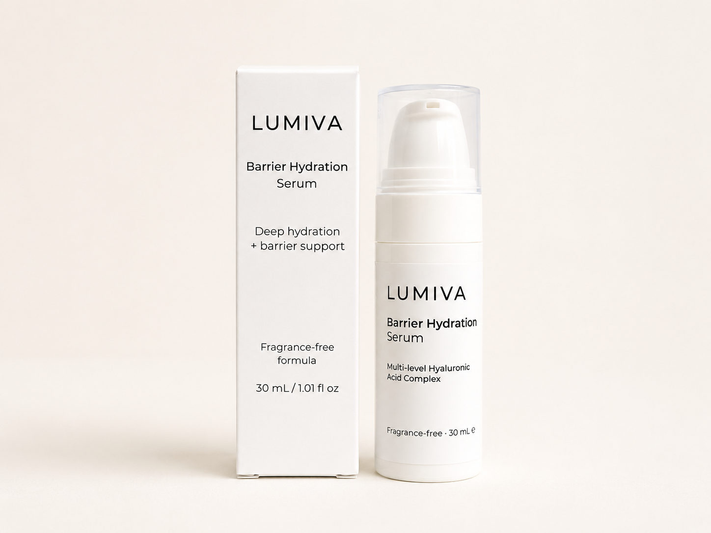Multi-level hyaluronic acid serum by Lumiva